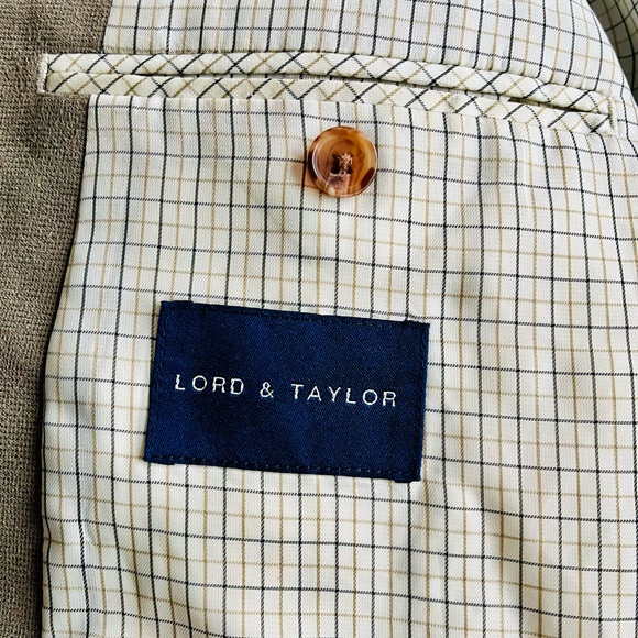 VTG LAUREN RALPH LAUREN SIZE 46R LIGHT BROWN FAUX SUEDE MEN'S SPORT COAT - Picture 5 of 12